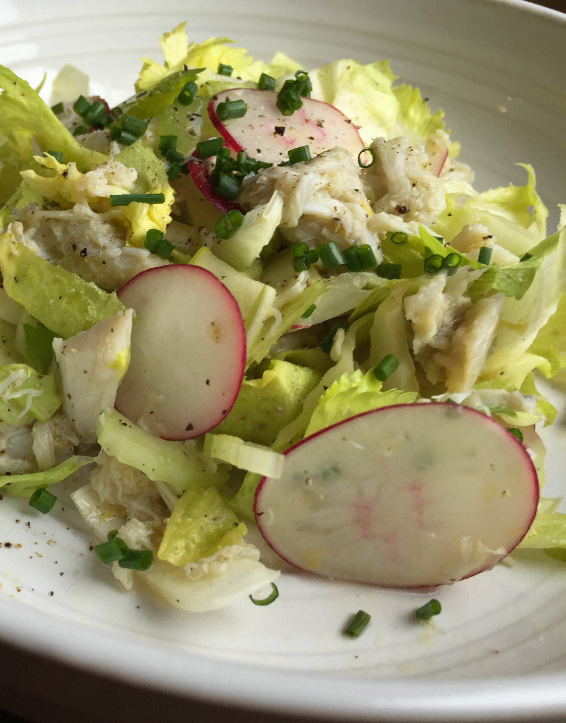 Endive & Snap Pea Salad with Parmesan Dressing Recipe