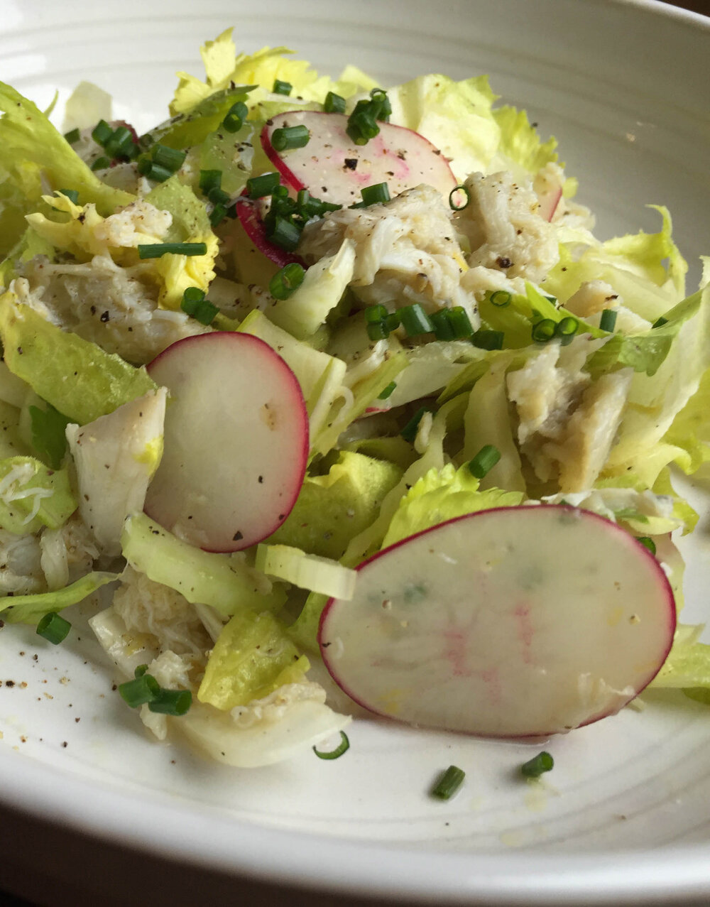 Celery, Endive and Crab Salad