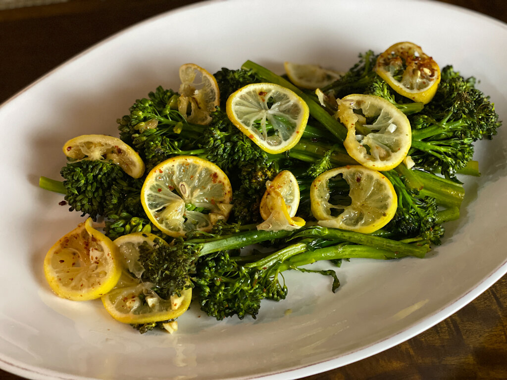 Roasted Broccolini with Lemon &amp; Garlic