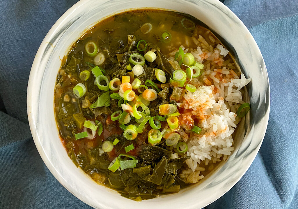 Ridiculously Easy Vegetable Gumbo and Cooking From Your Pantry and