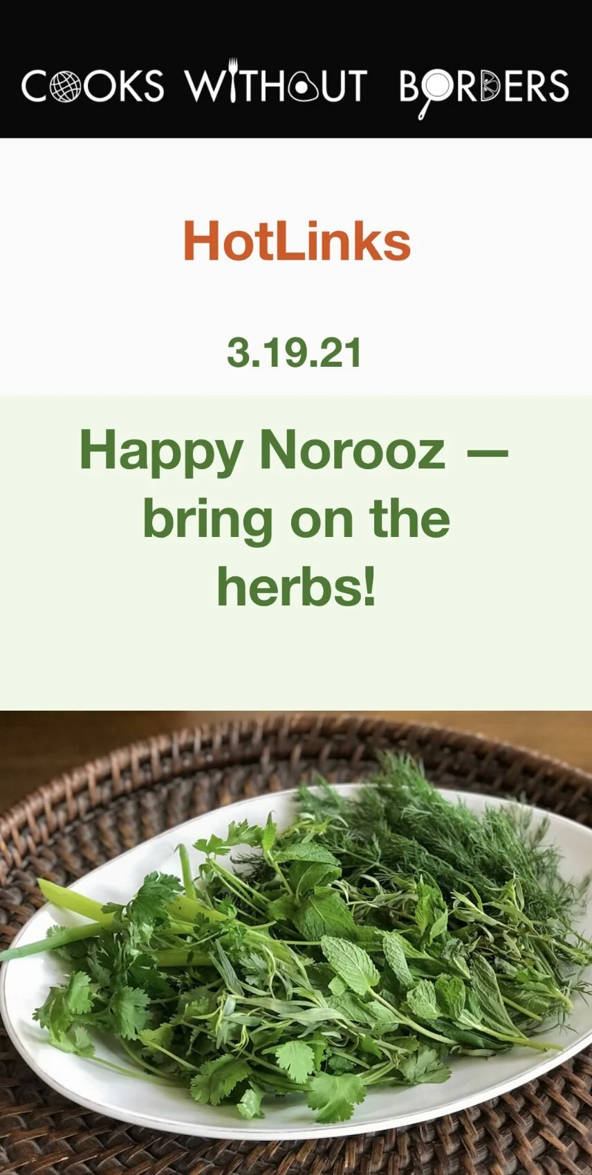 HOTLINKS NO. 10 - March 19, 2021