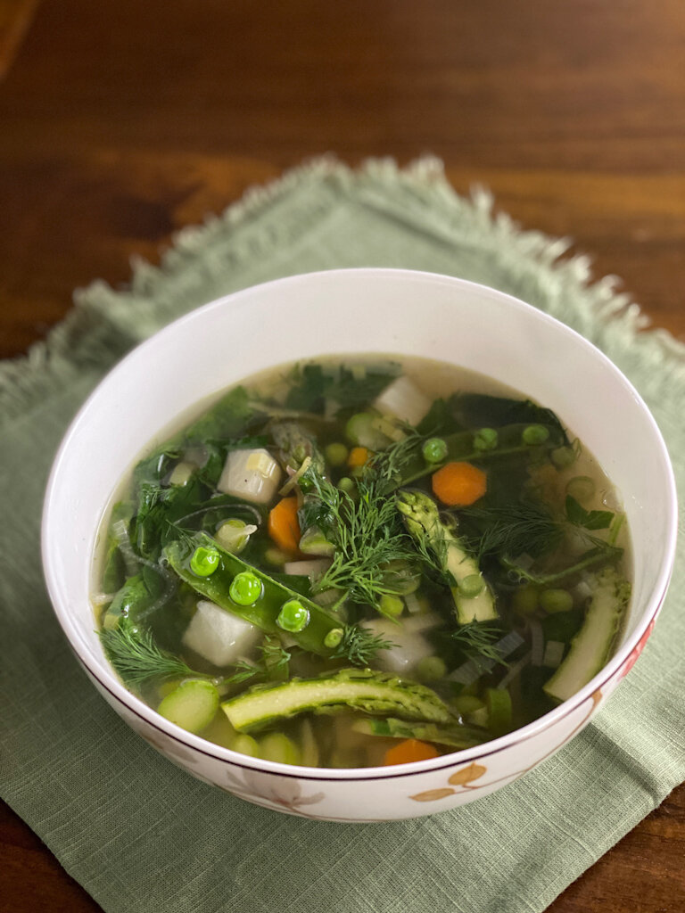 Vegan Spring Beauty Soup