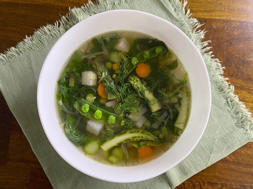 Vegan Spring Beauty Soup