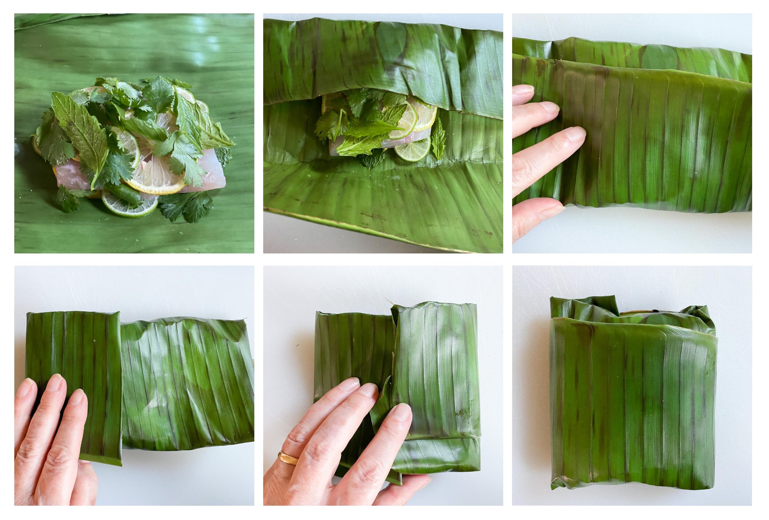 How to prepare banana leaves, When banana leaf doubles-up as baking paper!  bit.ly/corncake_, By SBS Food
