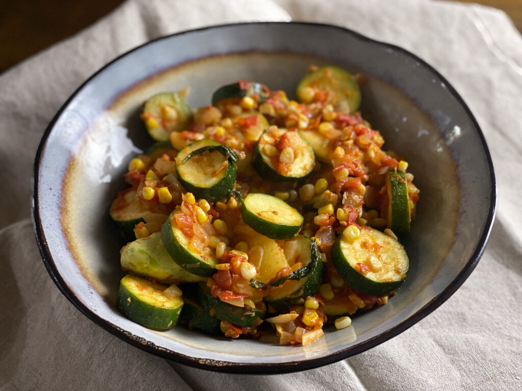 Calabacitas a la Mexicana (Vegan)