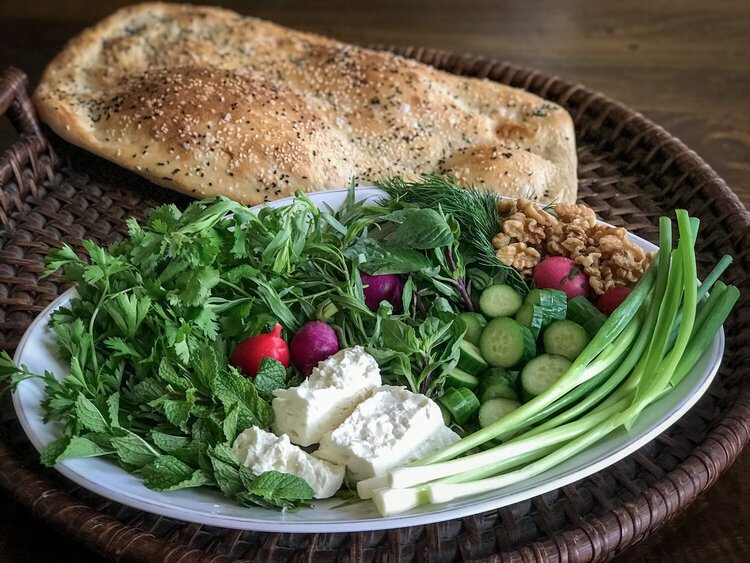 Sabzi Khordan (Persian Herb Platter)