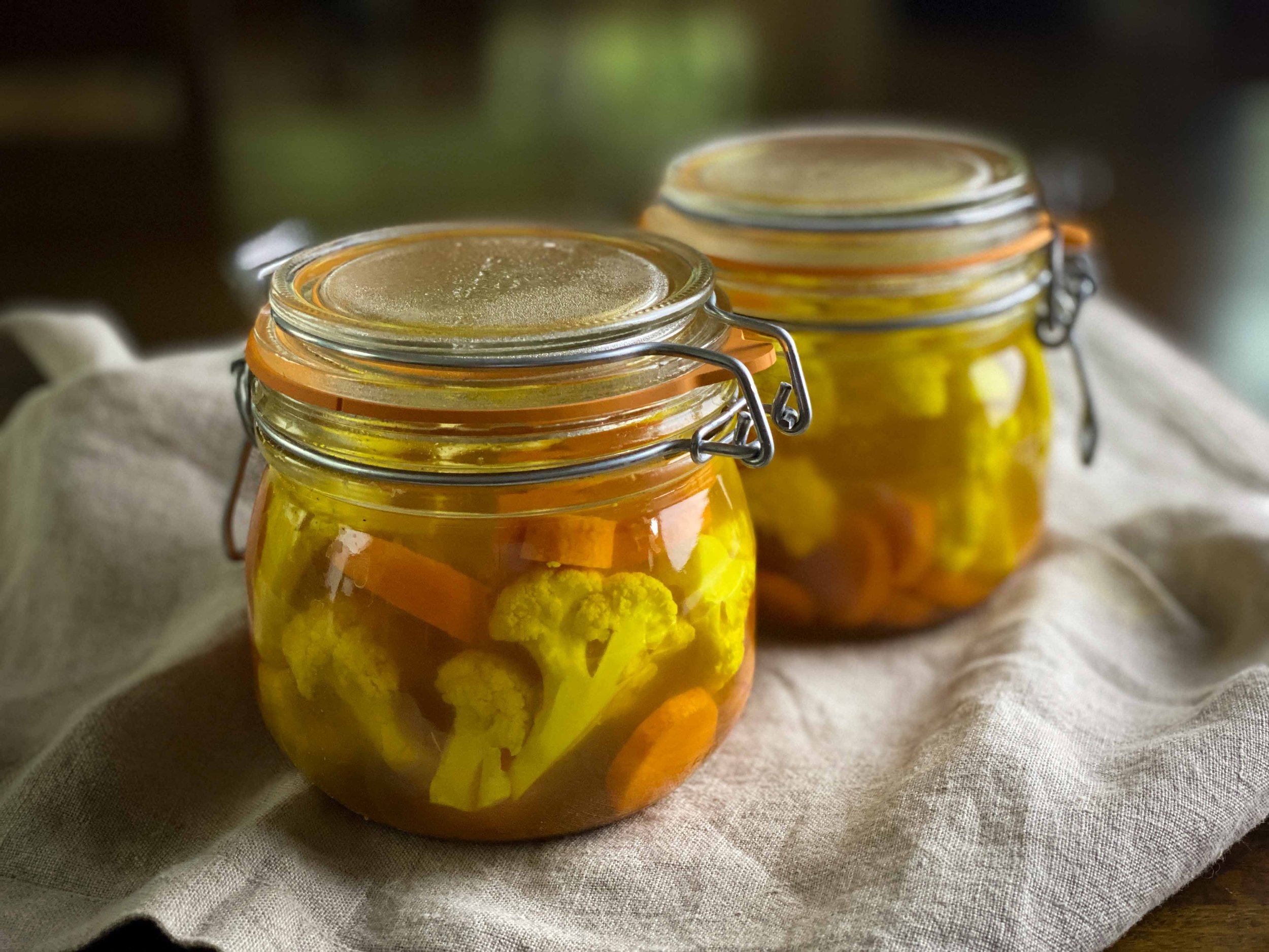 Quick Pickles with Turmeric &amp; Fenugreek