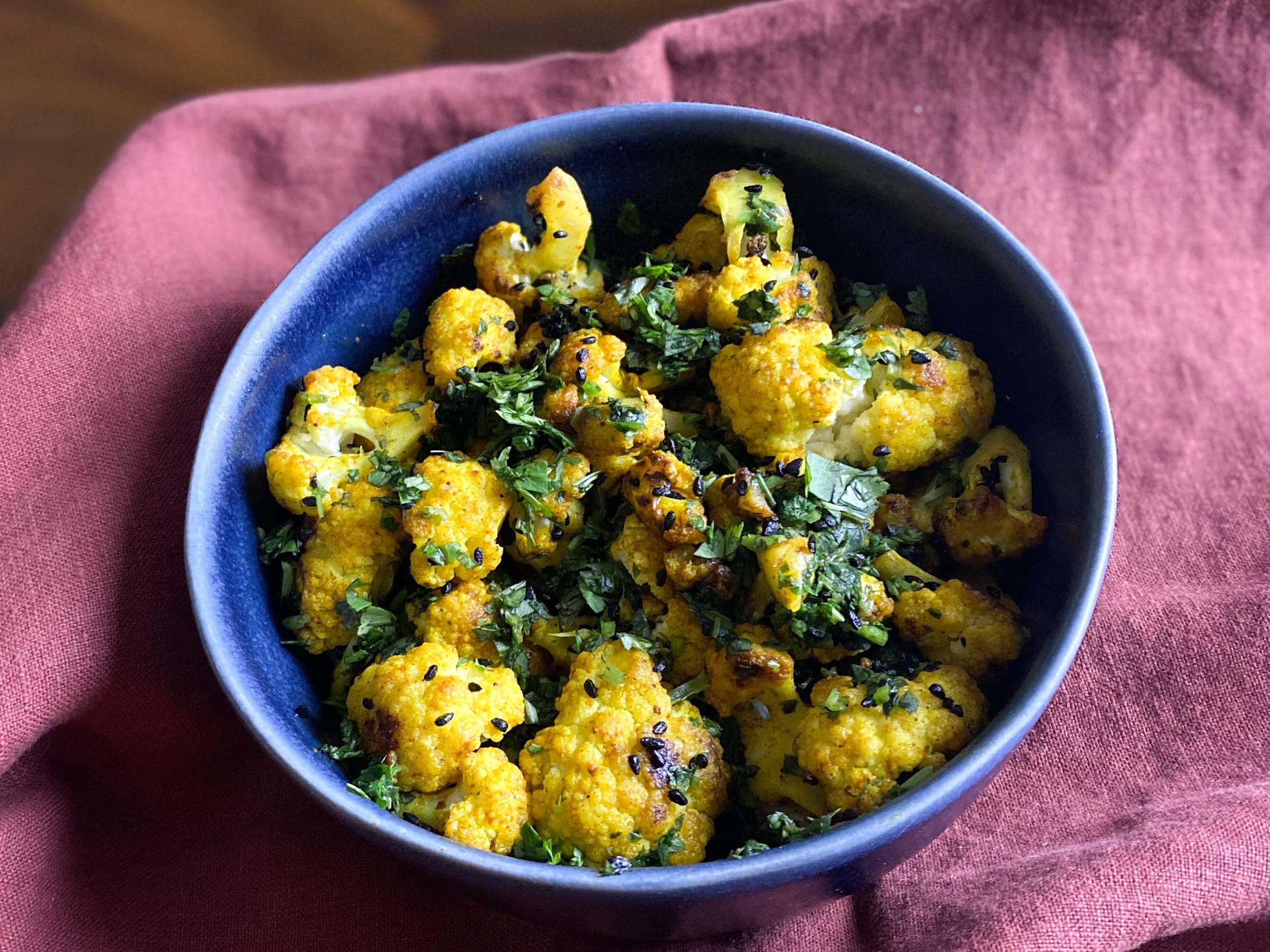 Cauliflower Dry-Fry (Vegan)