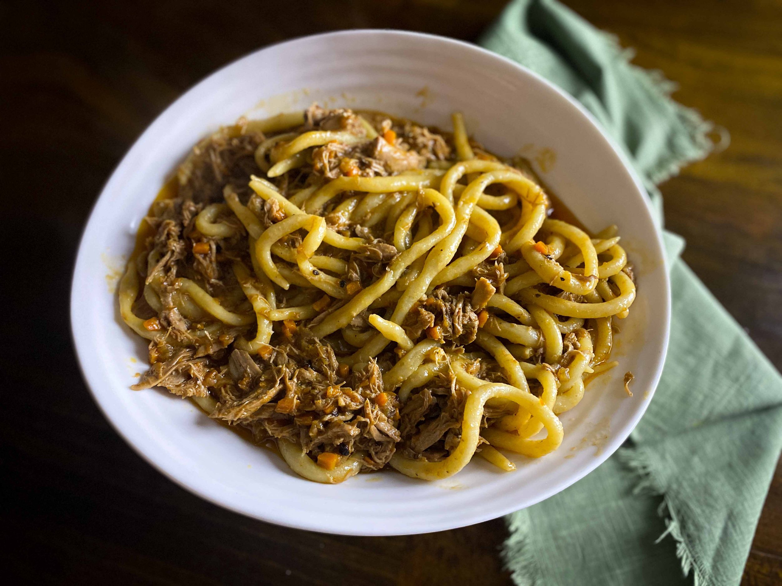 Pici all'Anatra (Duck Ragù with Pici)