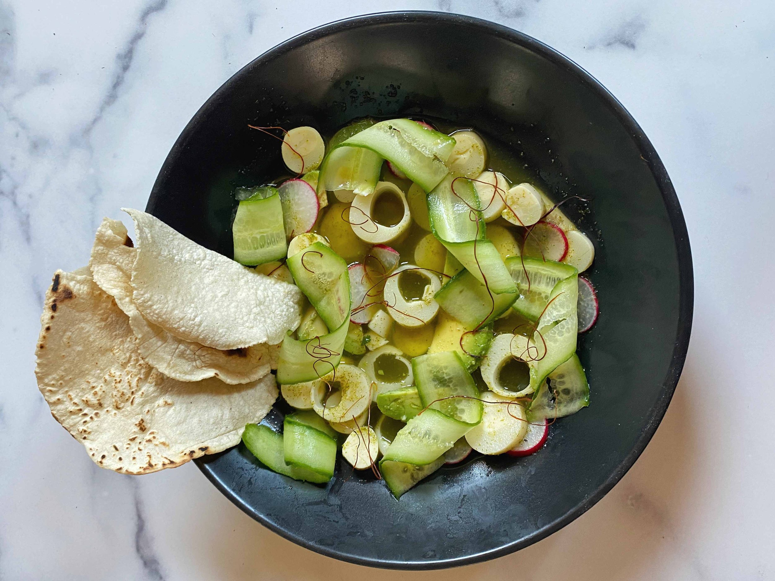 Hearts of Palm Aguachile (Vegan)