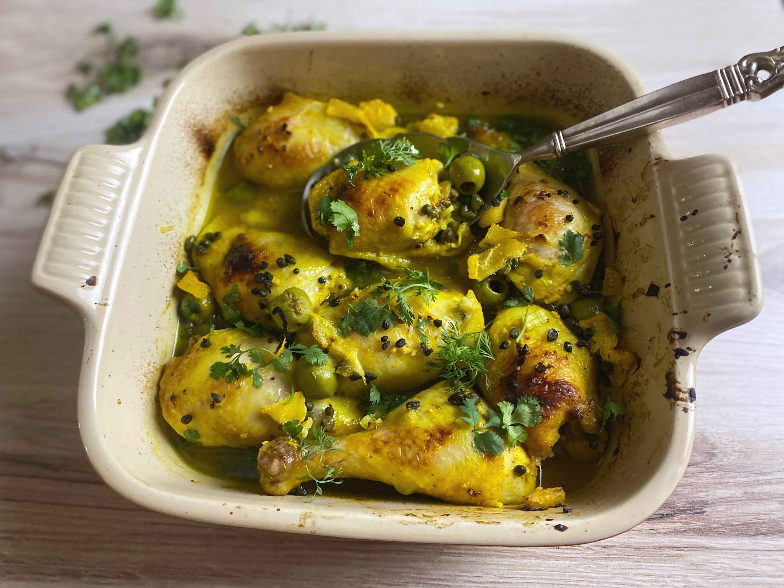 Chicken with Olives and Lemon