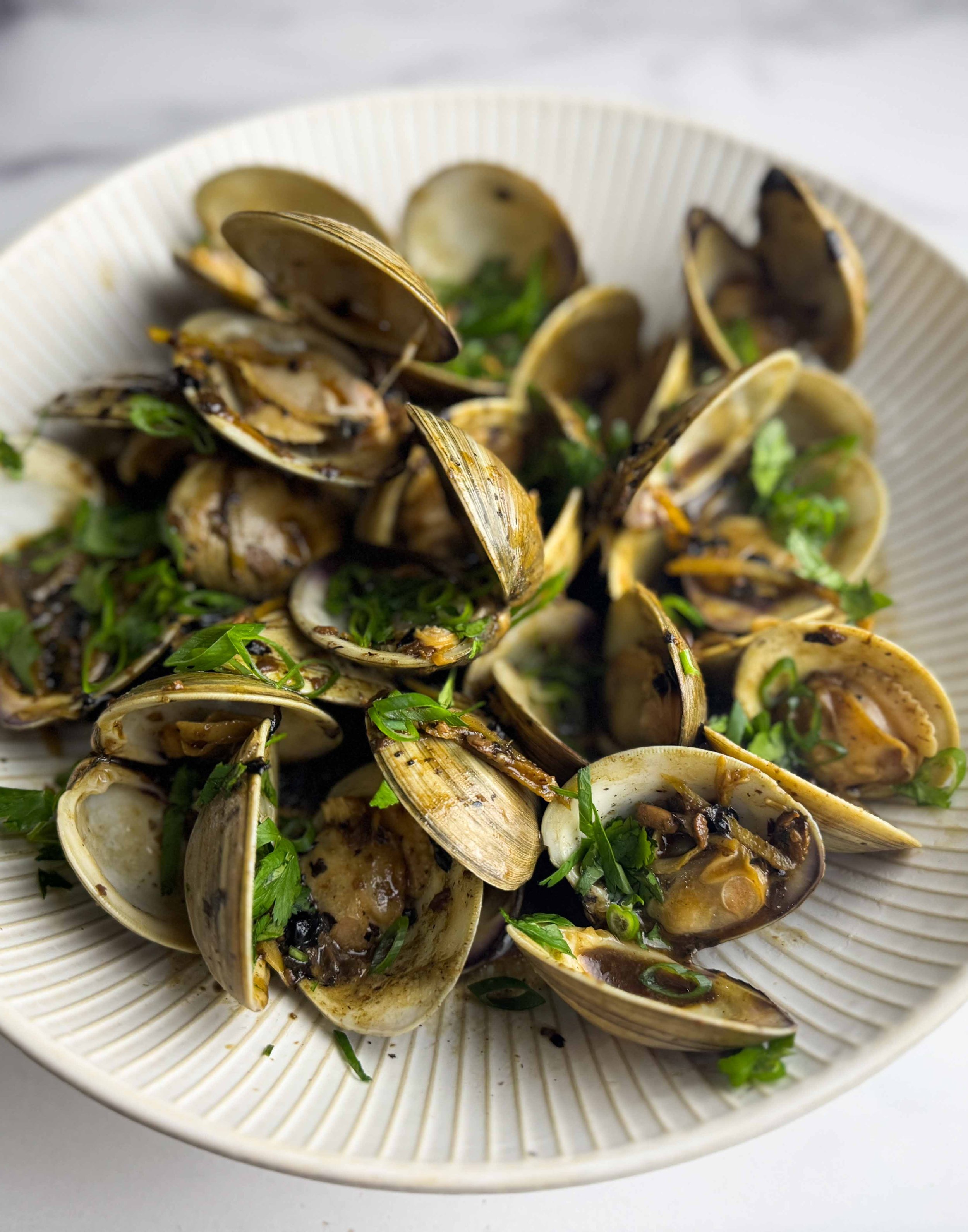 Clams Stir-Fried with Black Beans