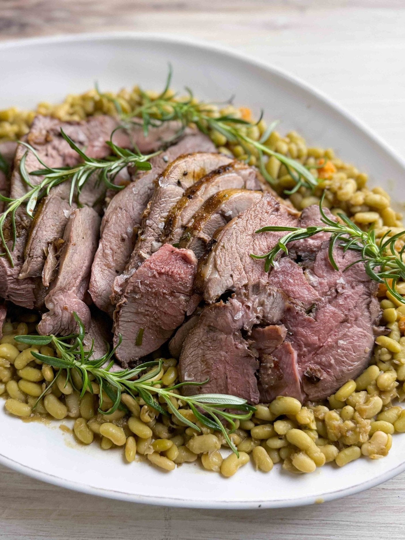 Leg of Lamb with Flageolets (Gigot d'Agneau Flageolets)