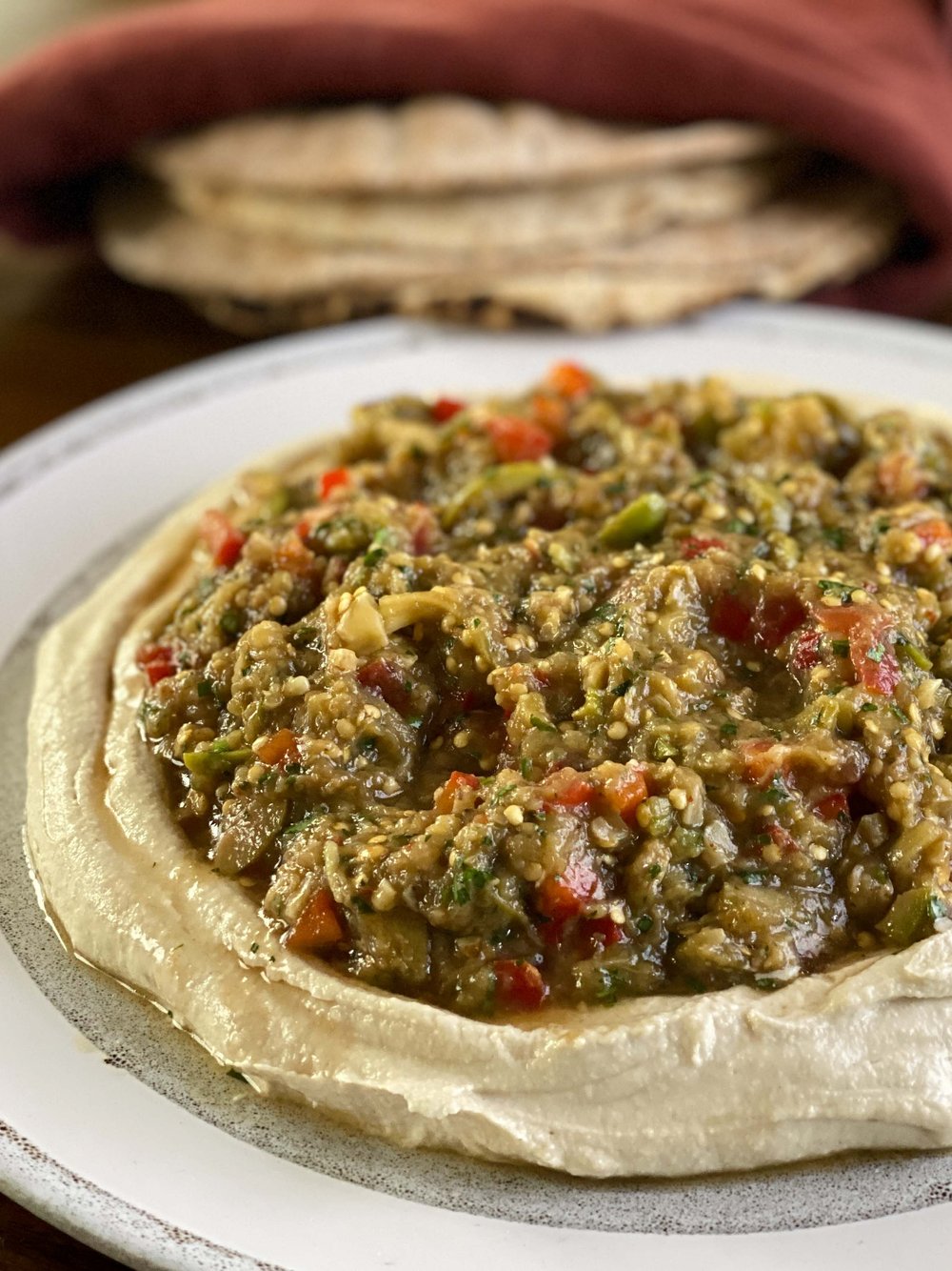 'Arabesque Table' Eggplant Salad with Tahini