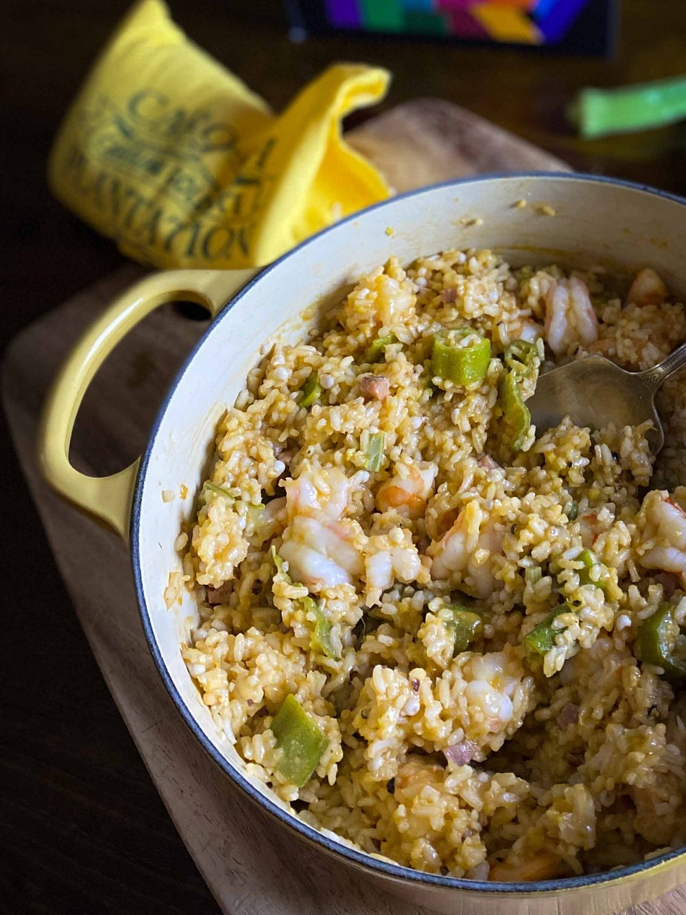 BJ Dennis' Okra & Shrimp Purloo