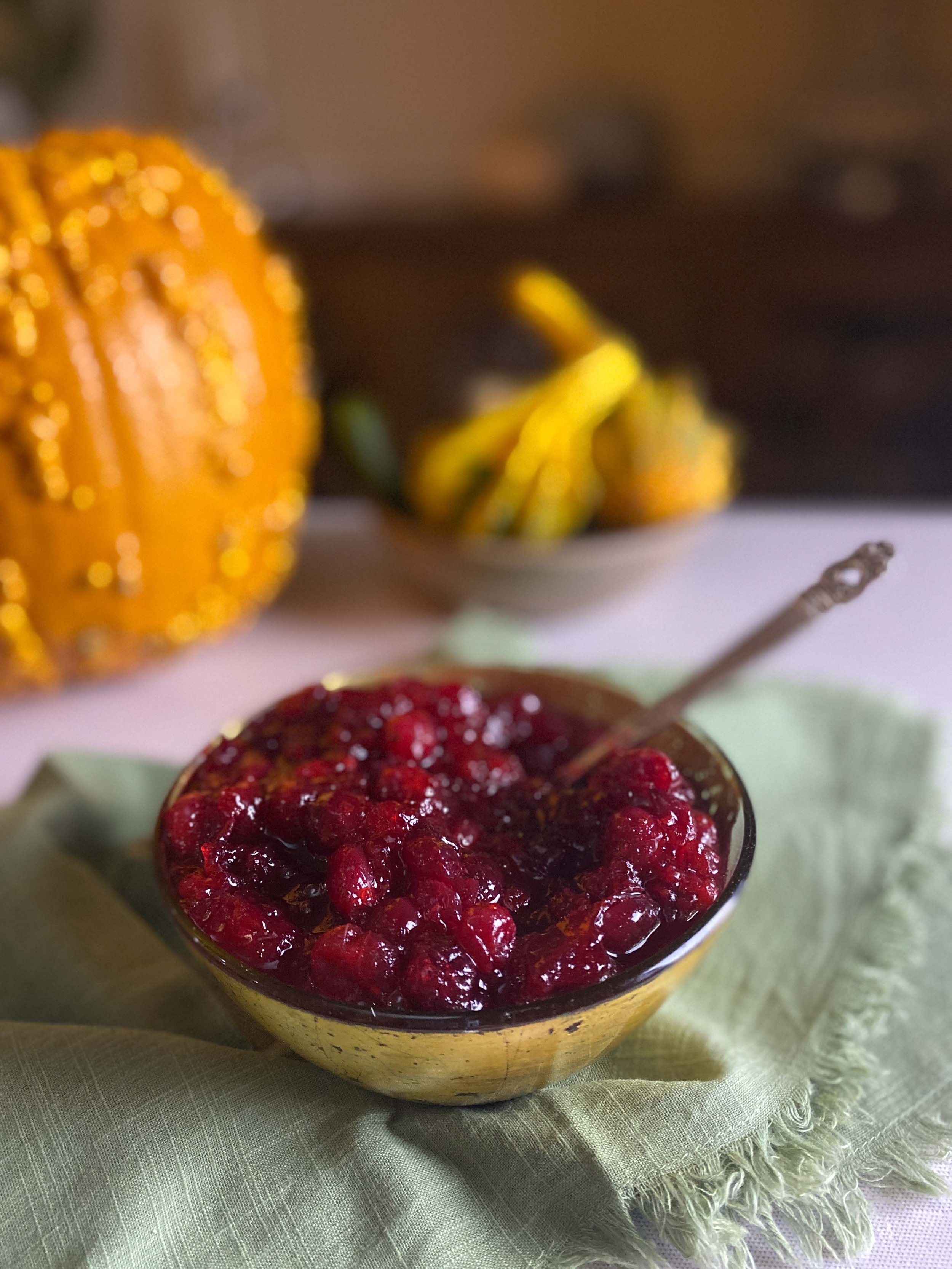 Cranberry Sauce with Black Pepper and Orange