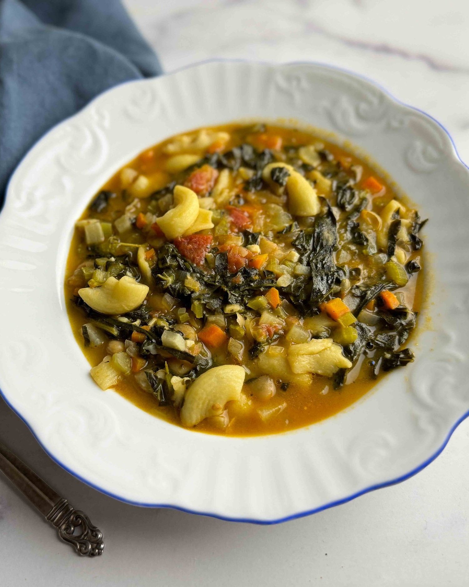 Minestrone with Kale and Turnips