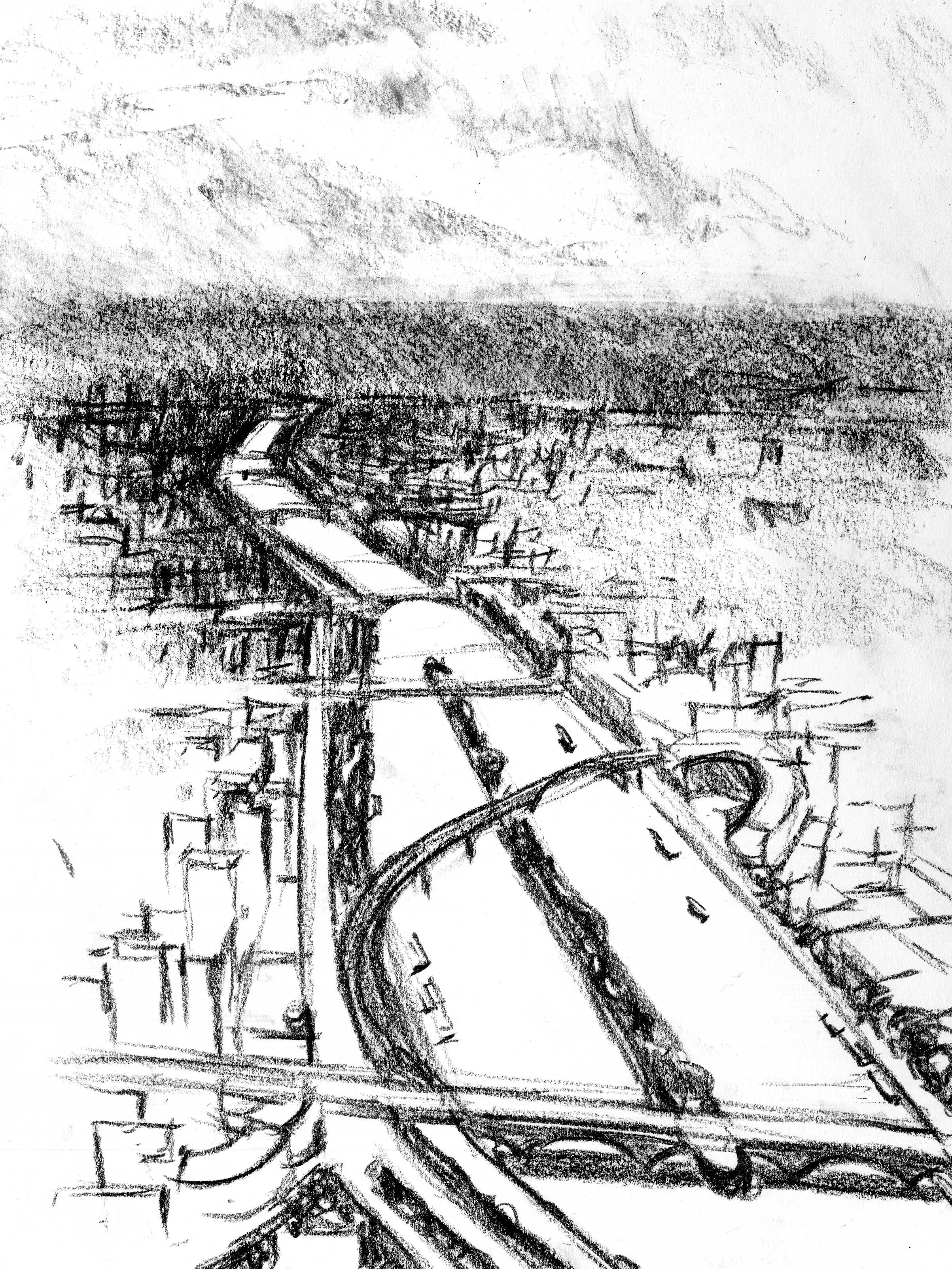 view from eiffel tower b&w img032.jpg