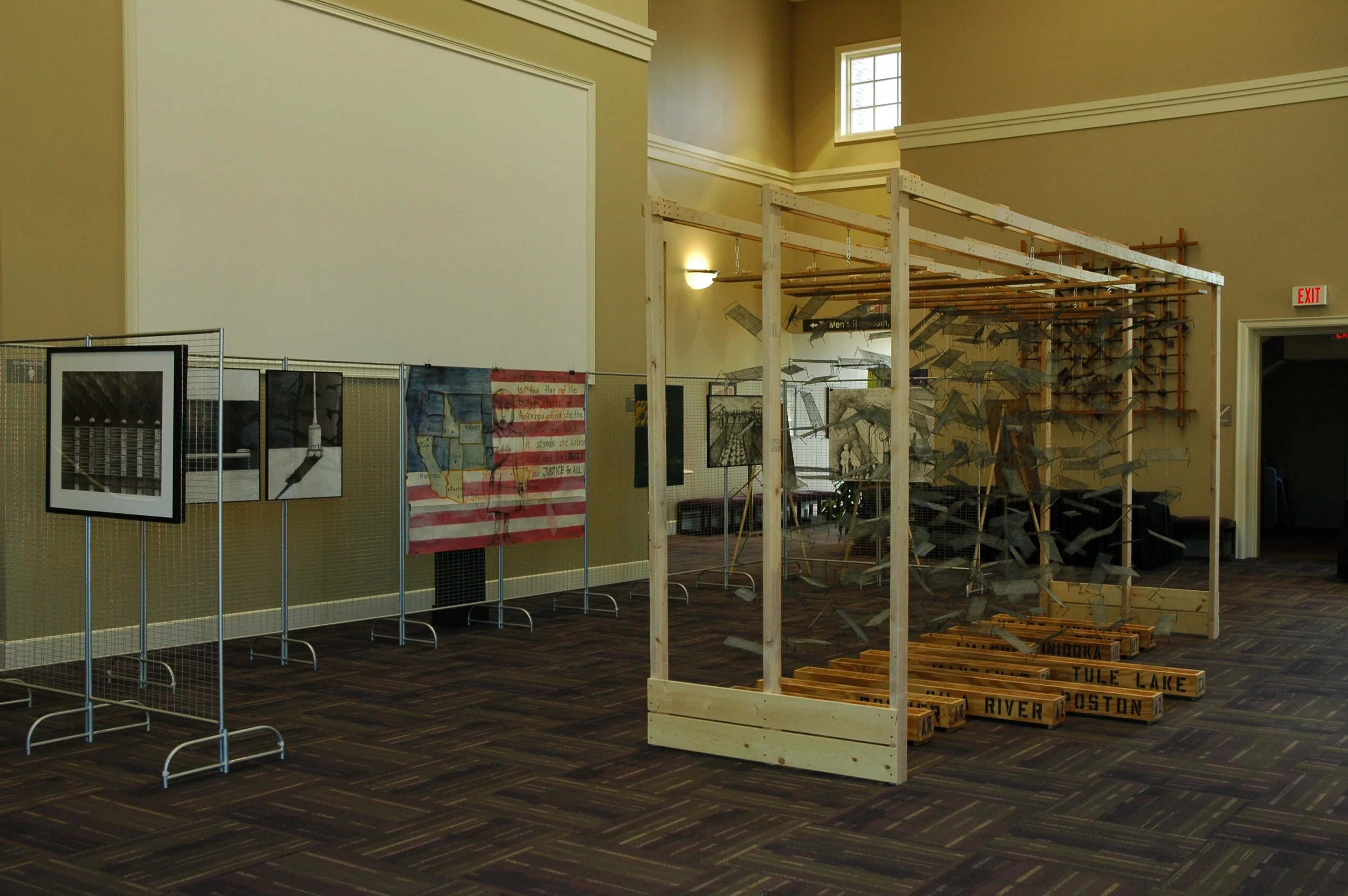 Exhibit at Reynolds Performance Hall, University of Central Arkansas. Photo by Nancy Chikaraishi