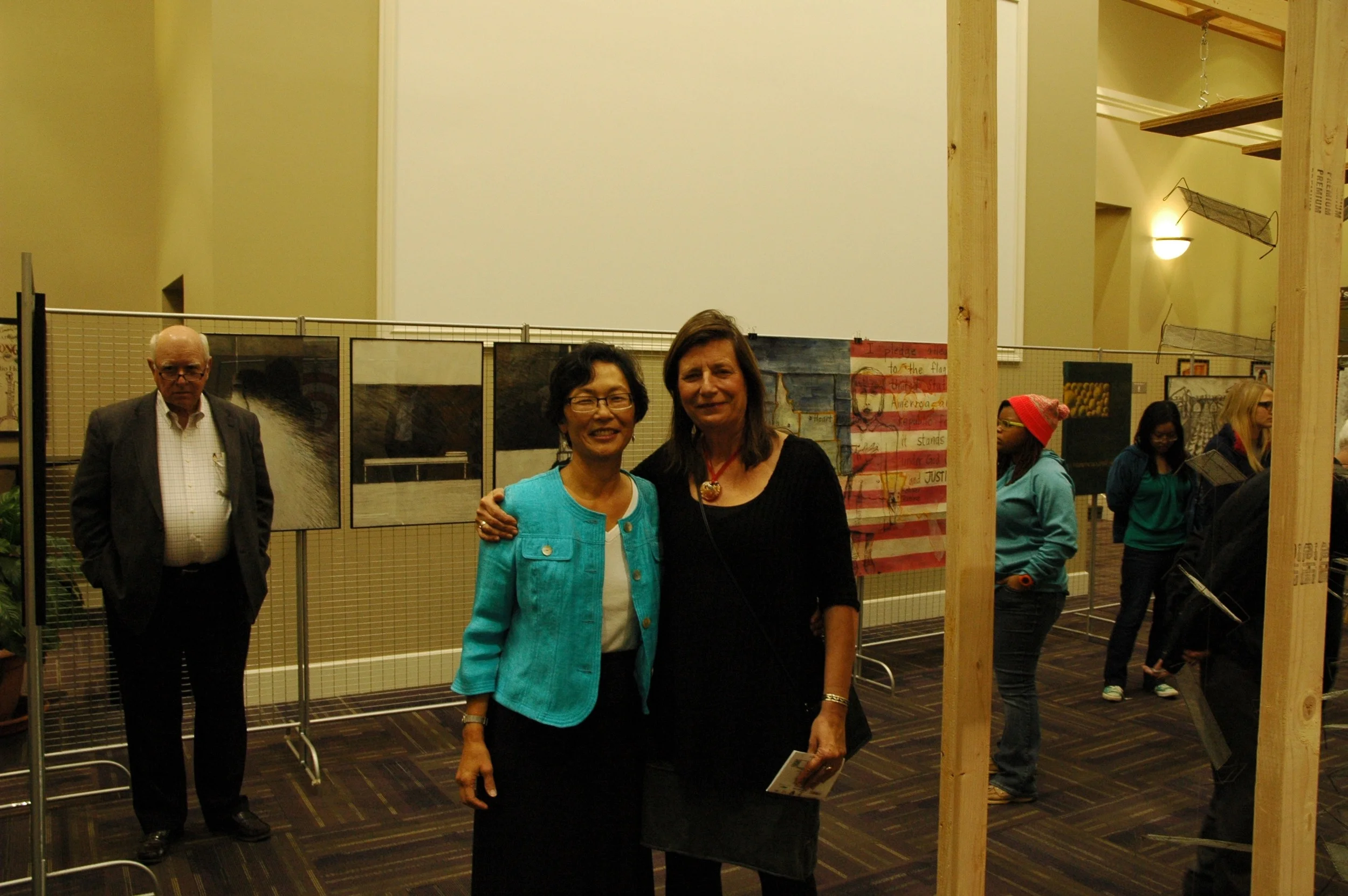 Nancy Chikaraishi and Sue Schroeder, photo by Marshall Arne.