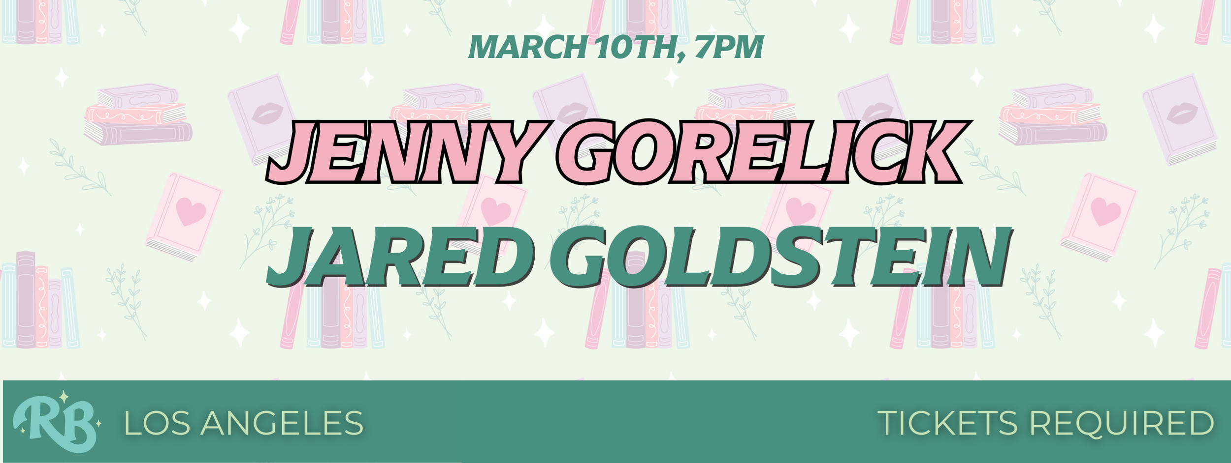 LA: Jenny Gorelick LA Book Event for The Book of Red Flags: Dating Signs They Aren't It