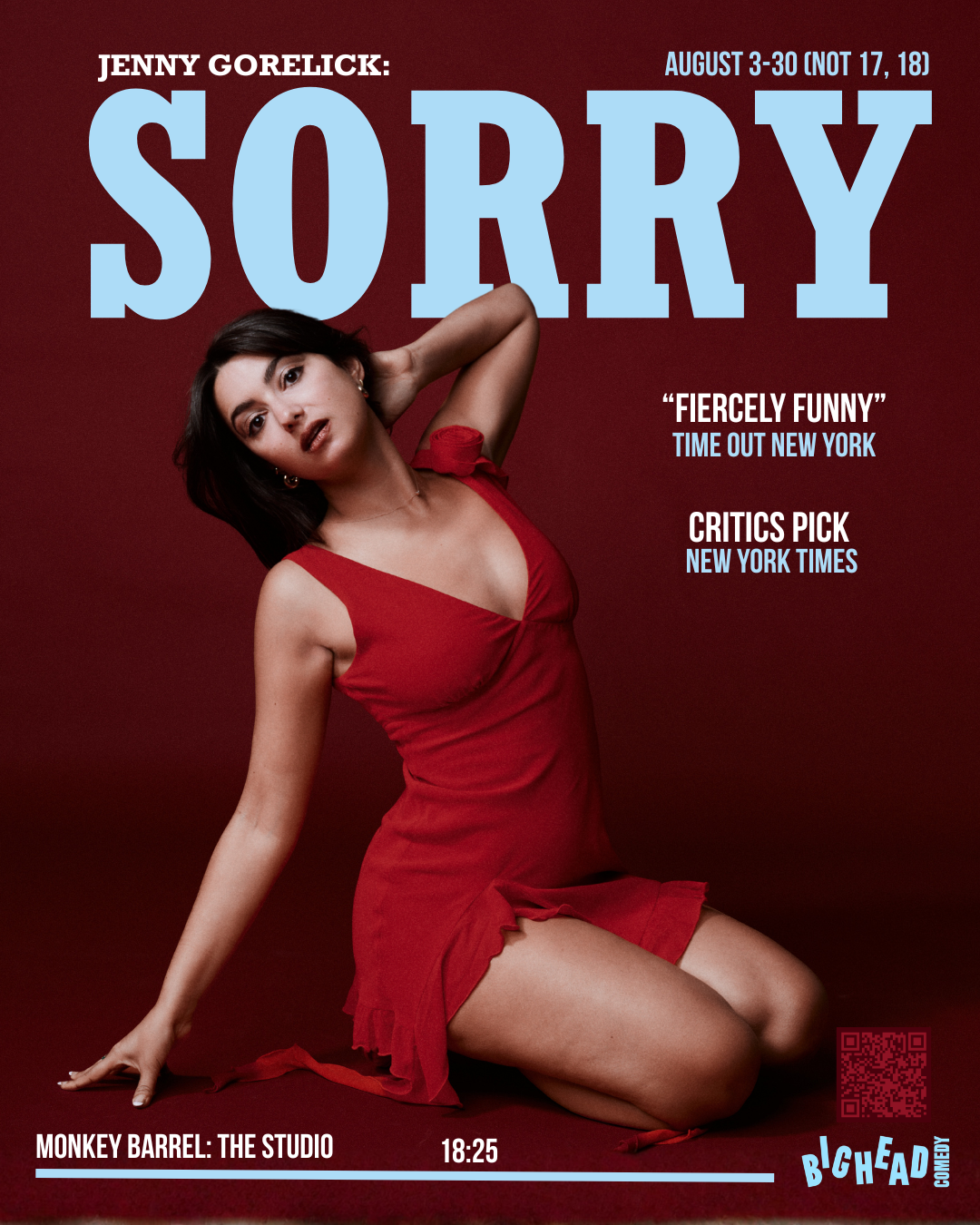 EDINBURGH FRINGE: Jenny Gorelick: SORRY