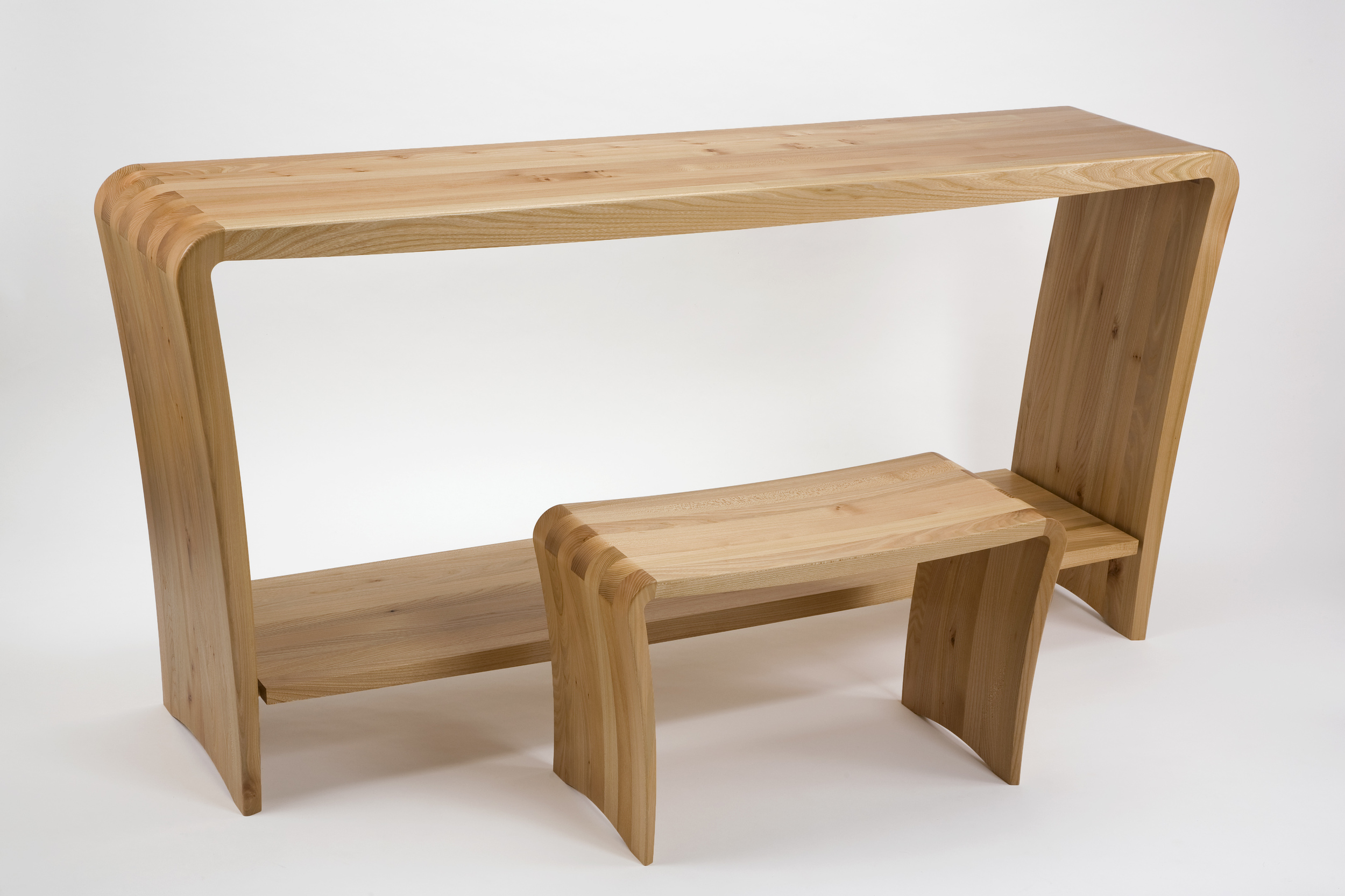 Dressing Table and Seat by Simon Smith.