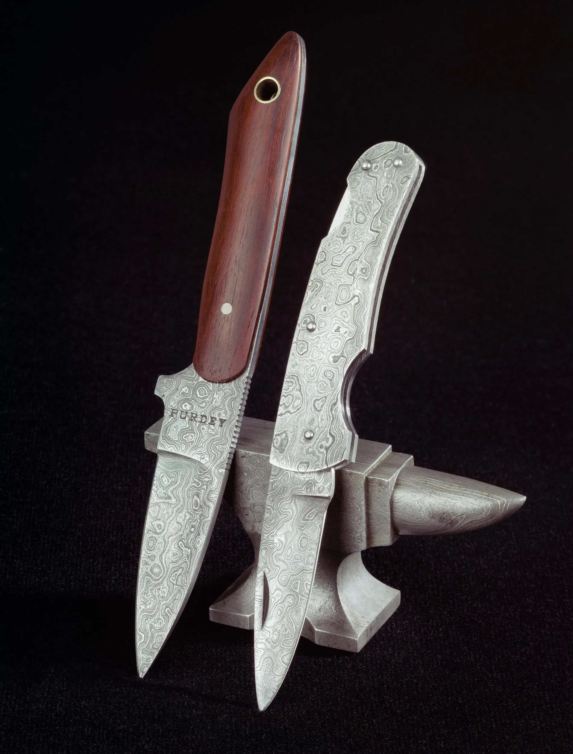 James Purdy Damascus Knives.