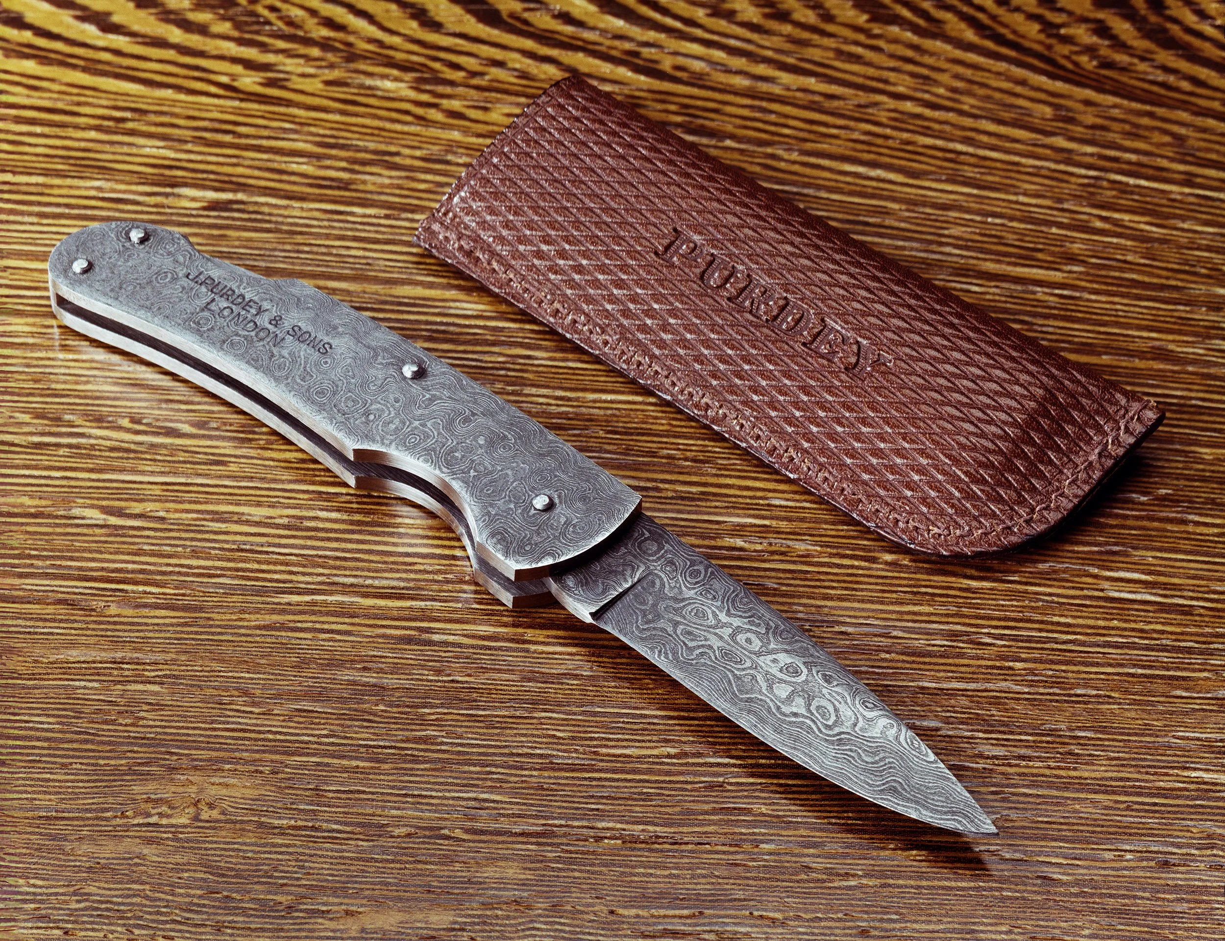 James Purdey Damascus Knife.