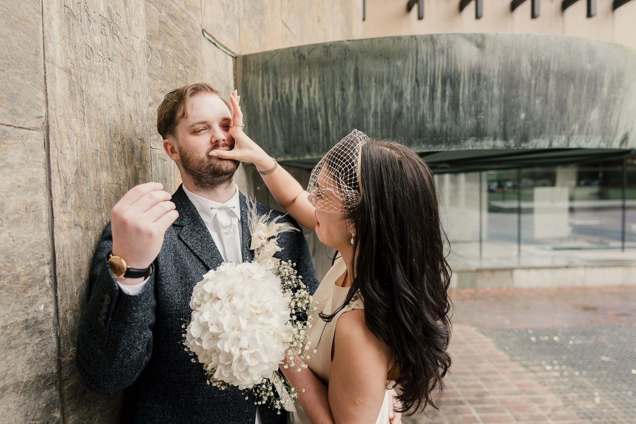 When you've necked on a bit too much 💋

Charlotte &amp; Josh, Newcastle Civic Centre.

#durhamweddingphotographer
#newcastleweddingphotographer
#northeastweddingphotographer
#weddingphotography
#darlingtonweddingphotographer
#2025wedding
#2026weddin