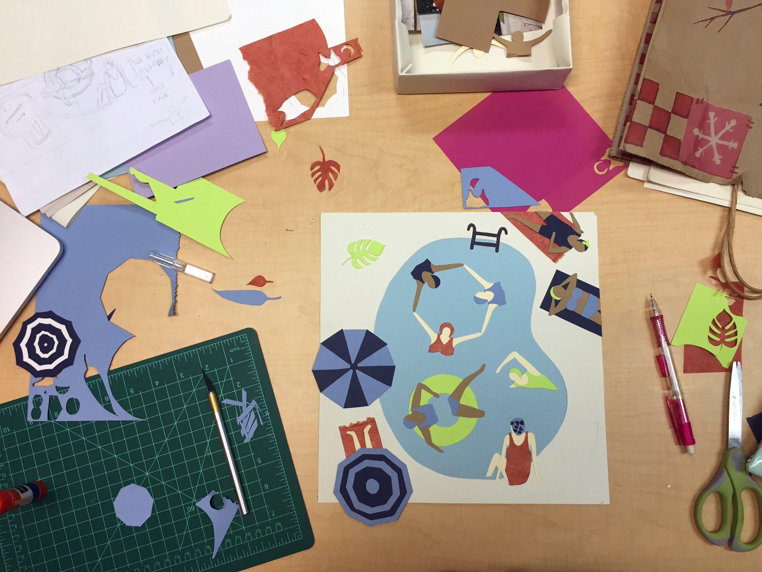 ...scanned and made into a lovely postcard.