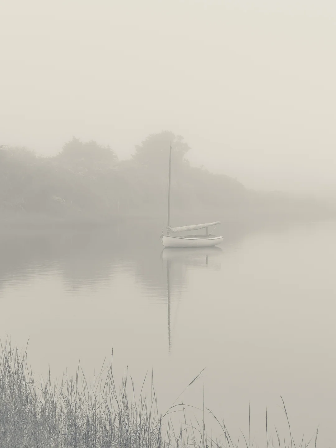 Catboat at Polpis Harbor / October