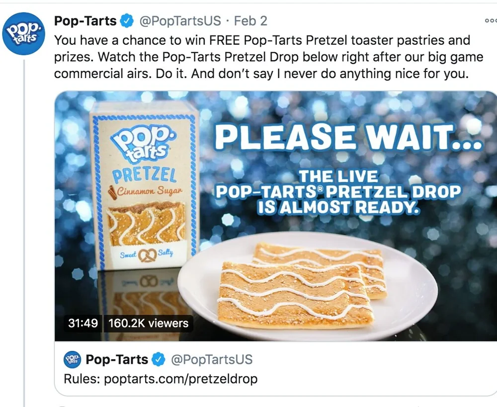 Pop-Tarts Super Bowl — Emily Bress // COPYWRITER