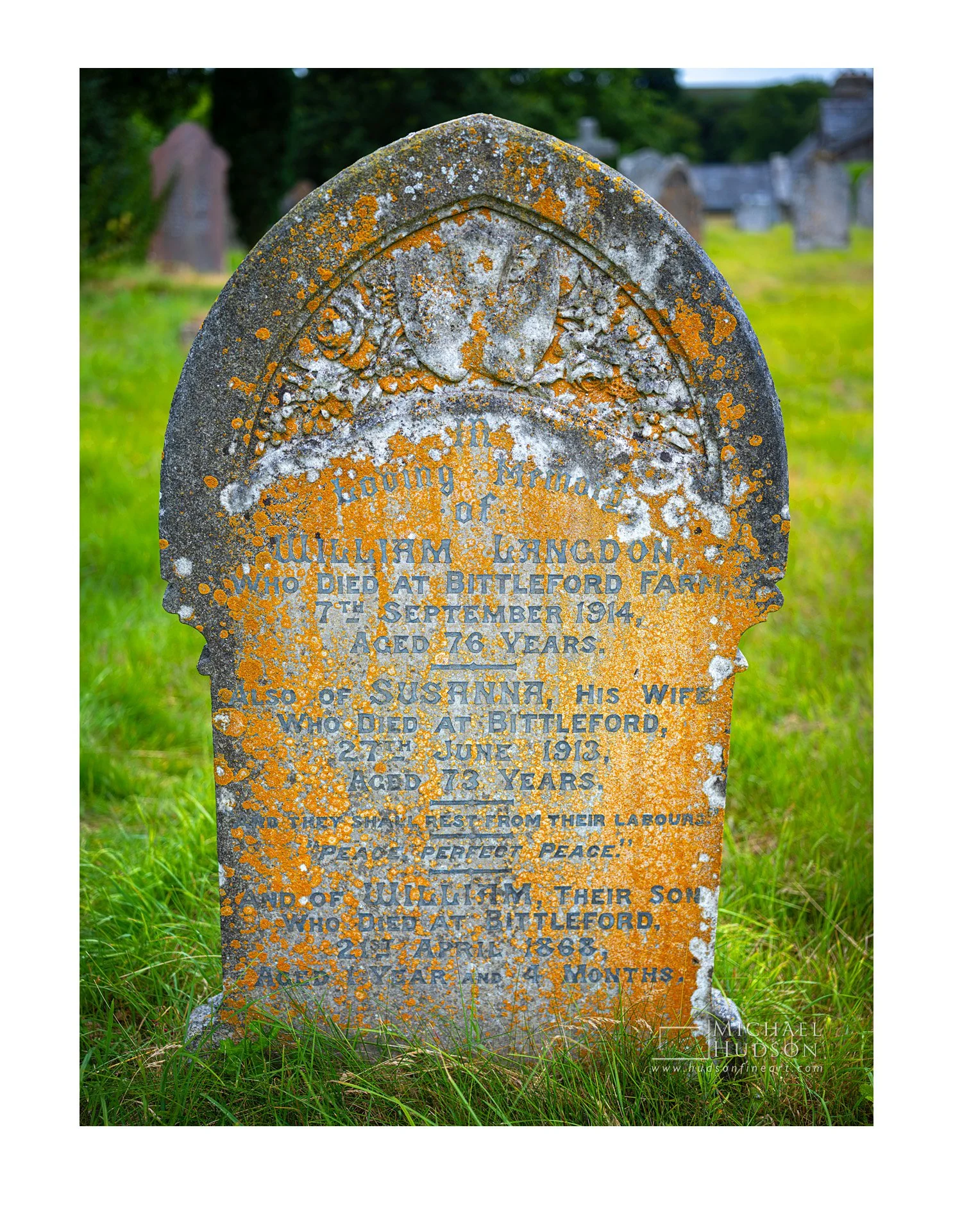 Stained Gravestone #3 / Limited Edition Print No. 2S5-1418
