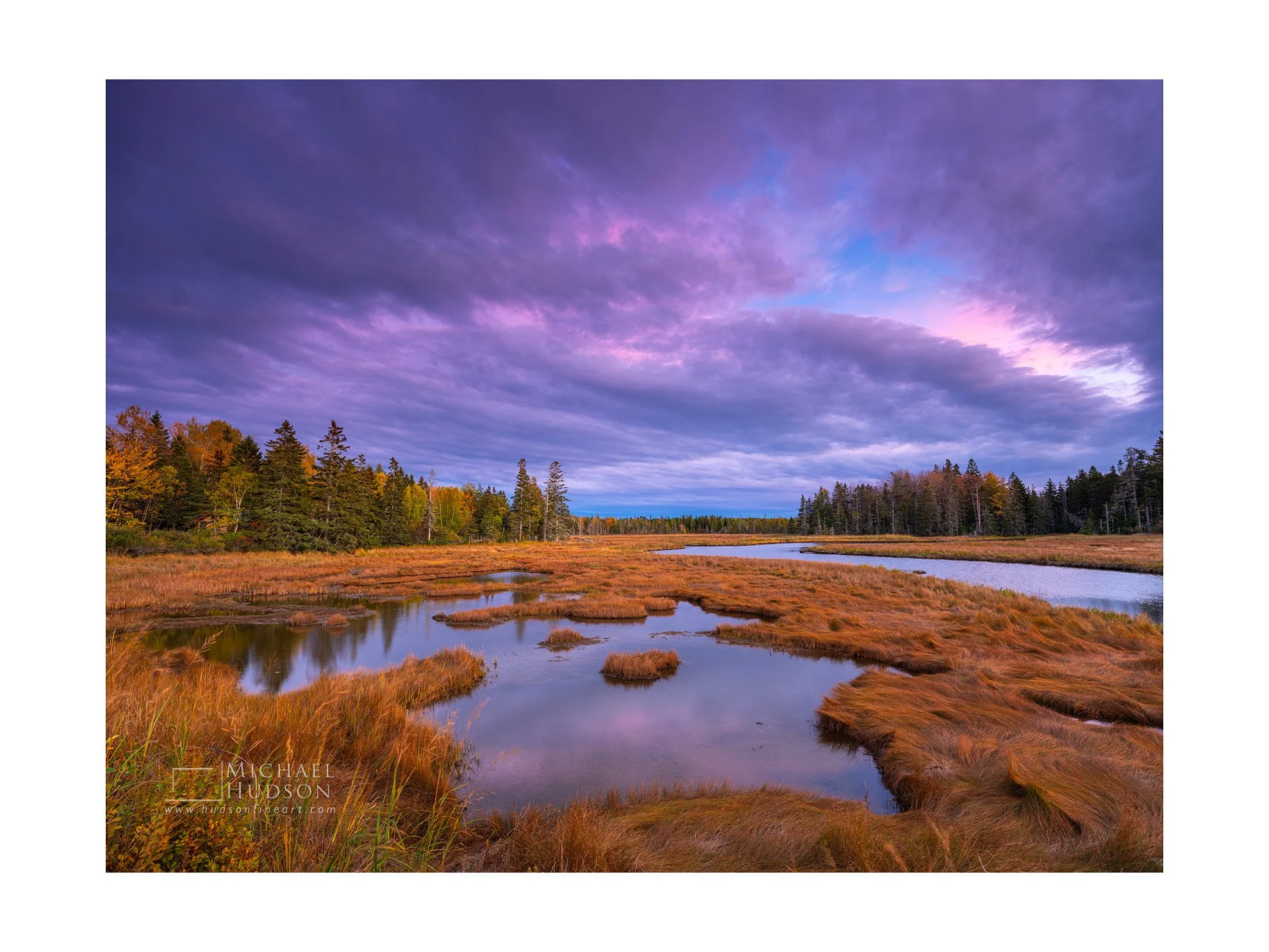 Evening Light, Bass Harbor Marsh/ Limited Edition Print No. 2S5-2429