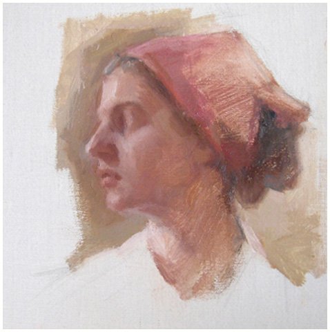 Head Study with Kerchief