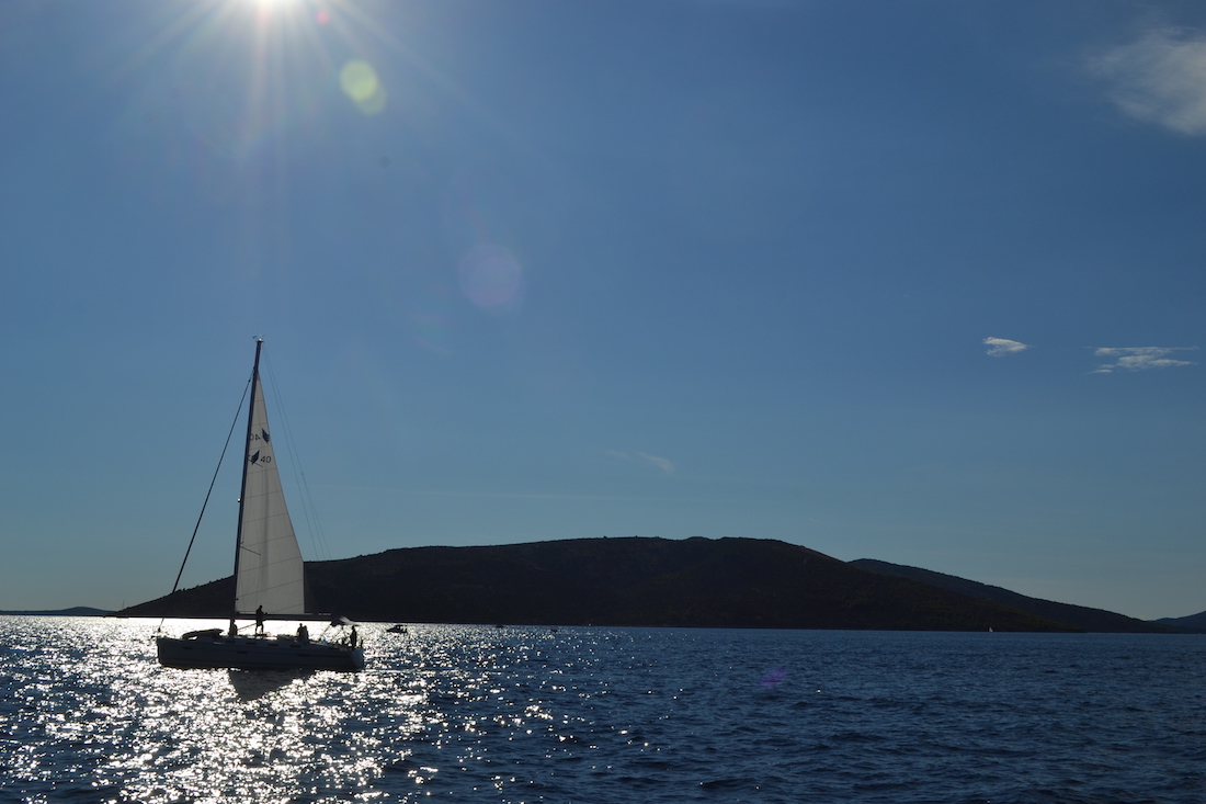 Sailing the Croatian islands near Split