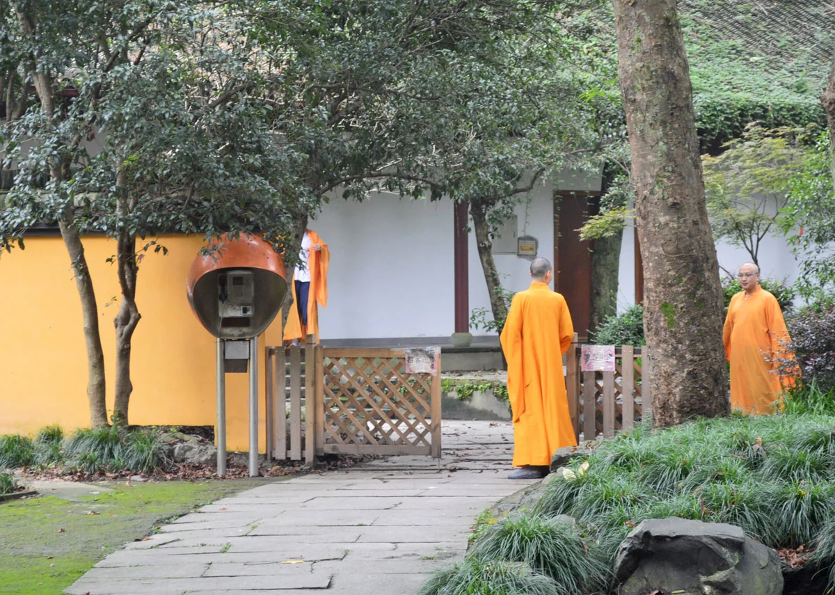 Monks in Hangzhou, China
