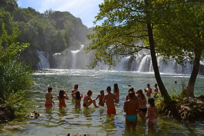 Krka National Park waterfalls, Croatia
