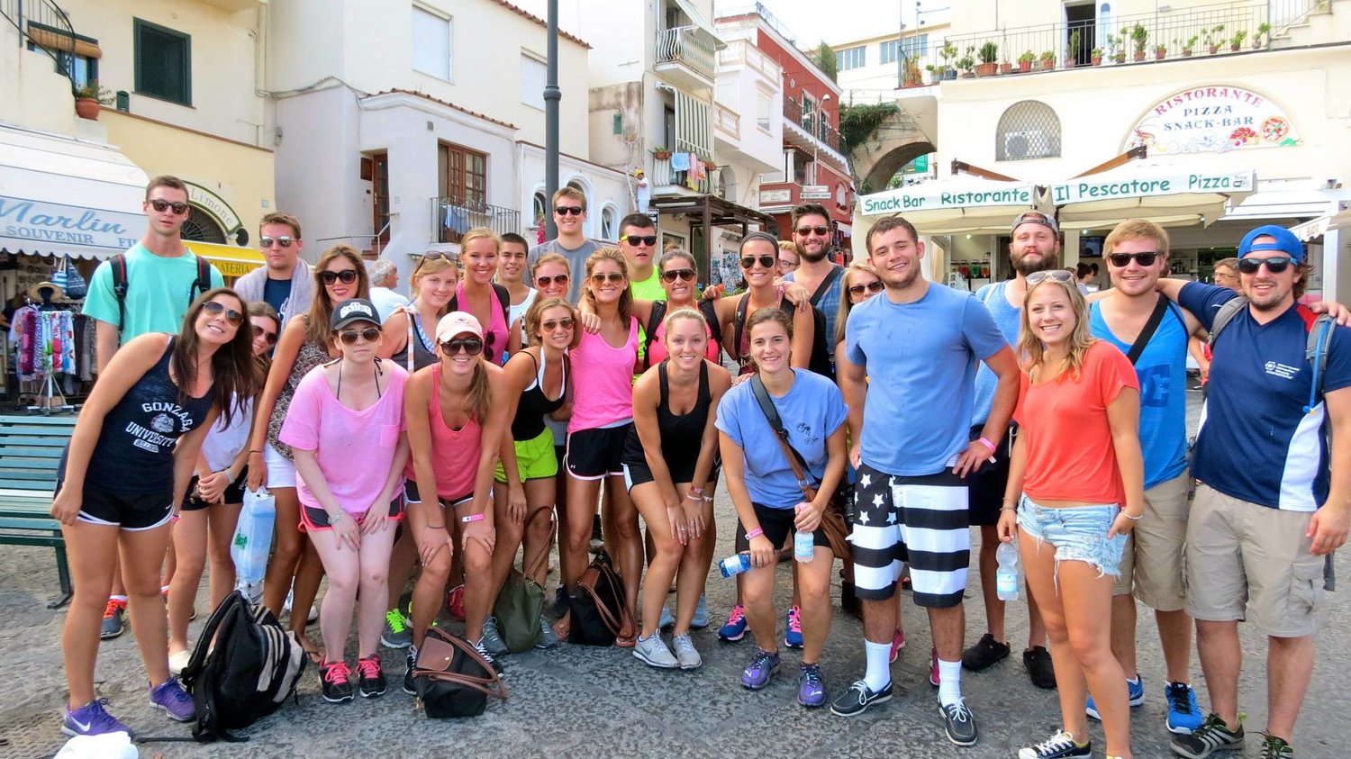 One of my first travel jobs - working as a travel guide in Italy