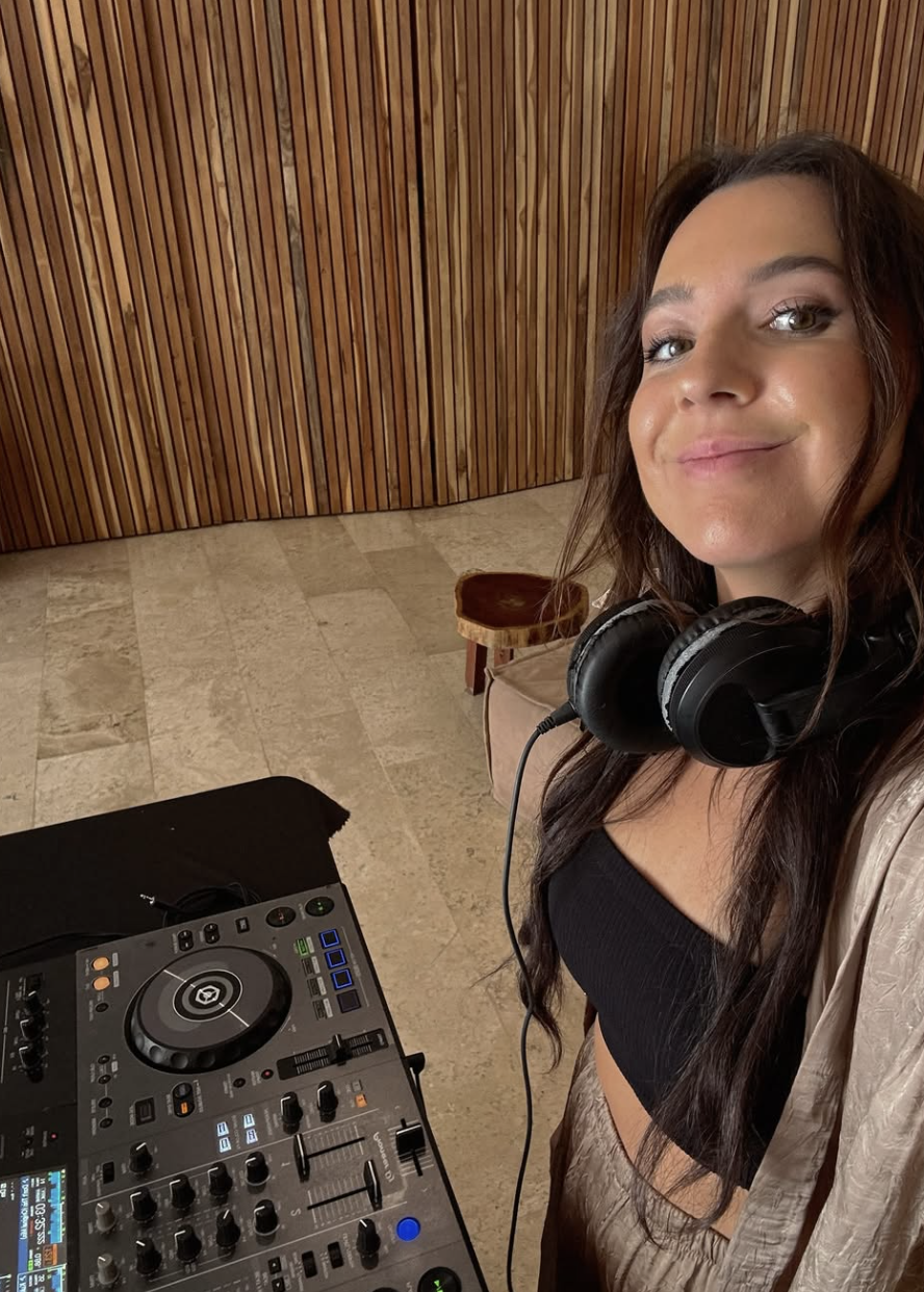DJing in Tulum Ally Archer
