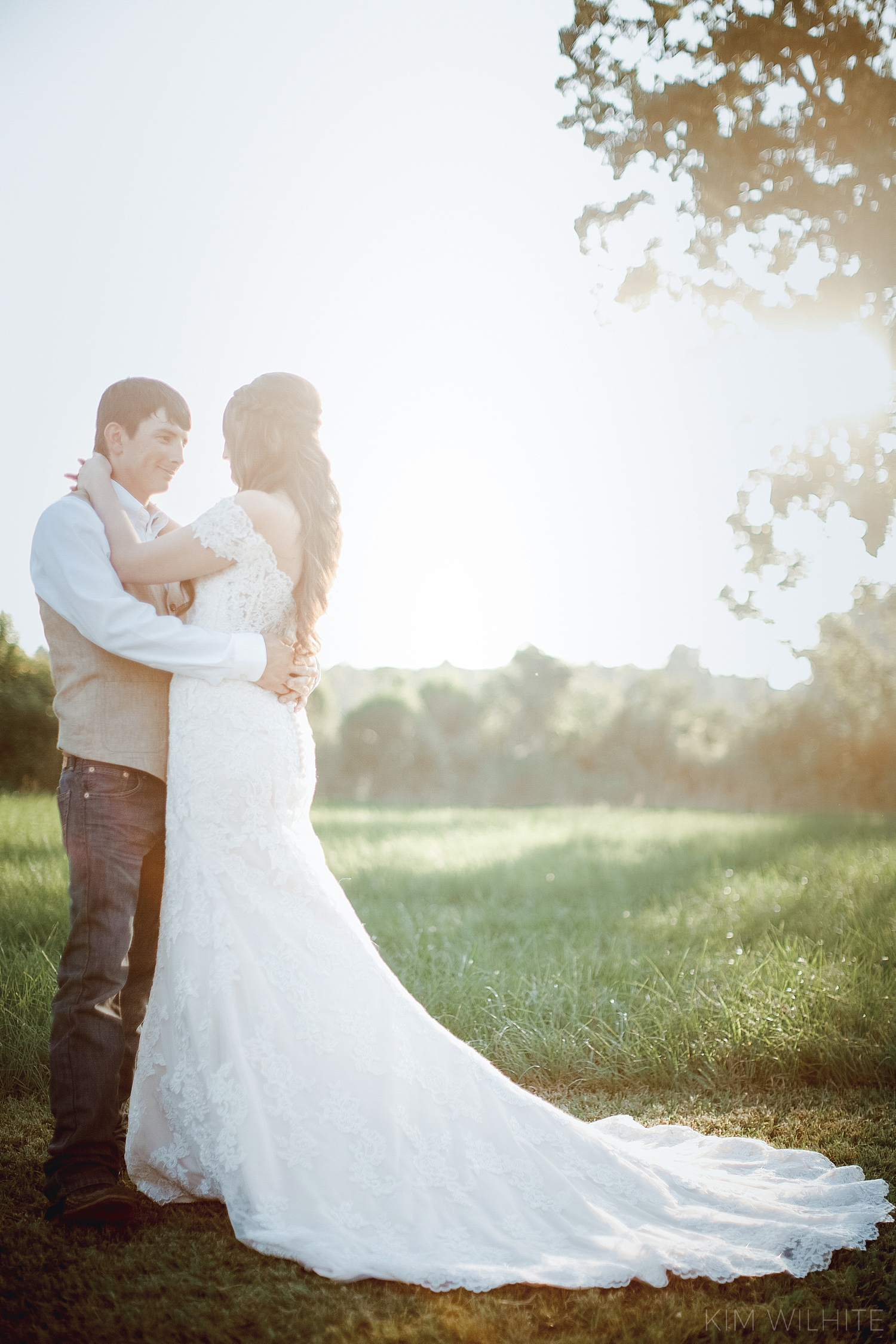 The Meadow Wedding Barn Bride and Groom