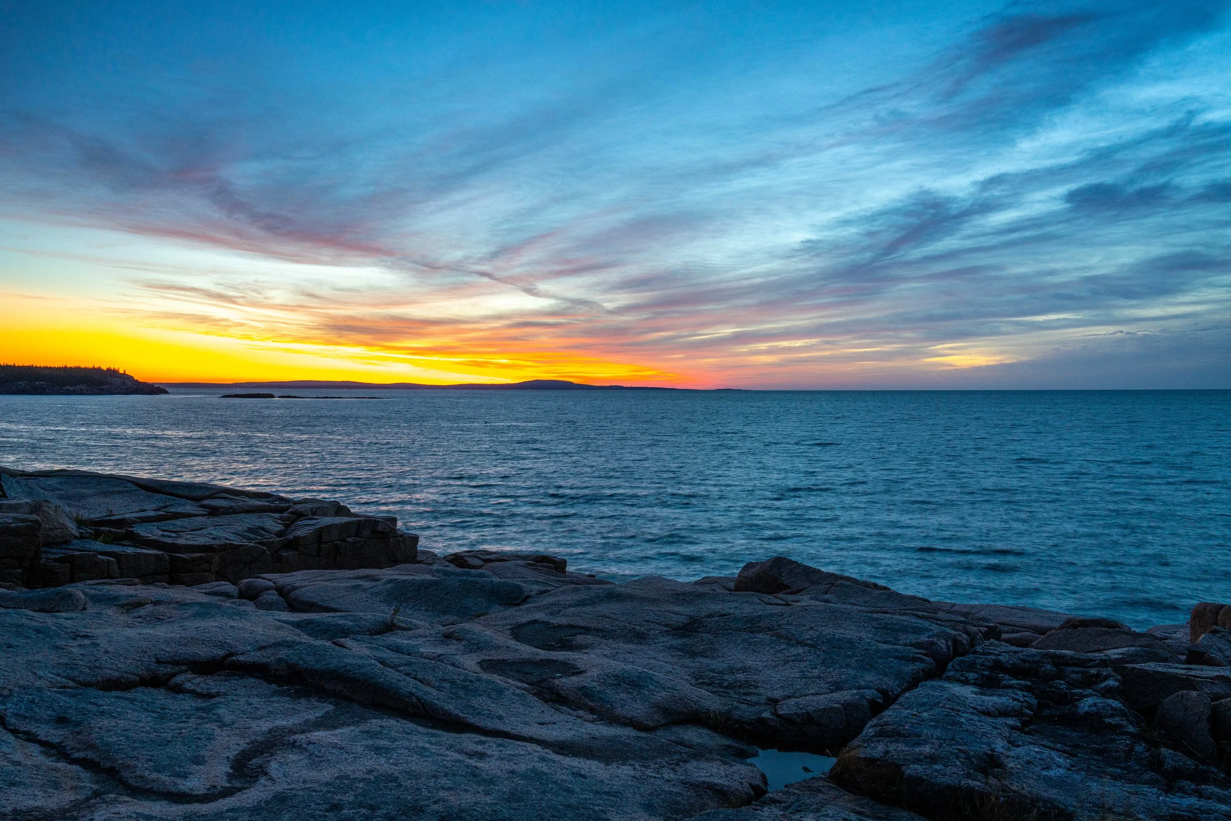 Tranquil Sunrise Acadia NP Fall 2025