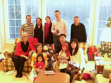 Christmas with Kyle's mom's side of the family