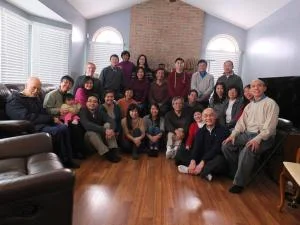 A goodbye party for Olivia's family with the RCCC board members 