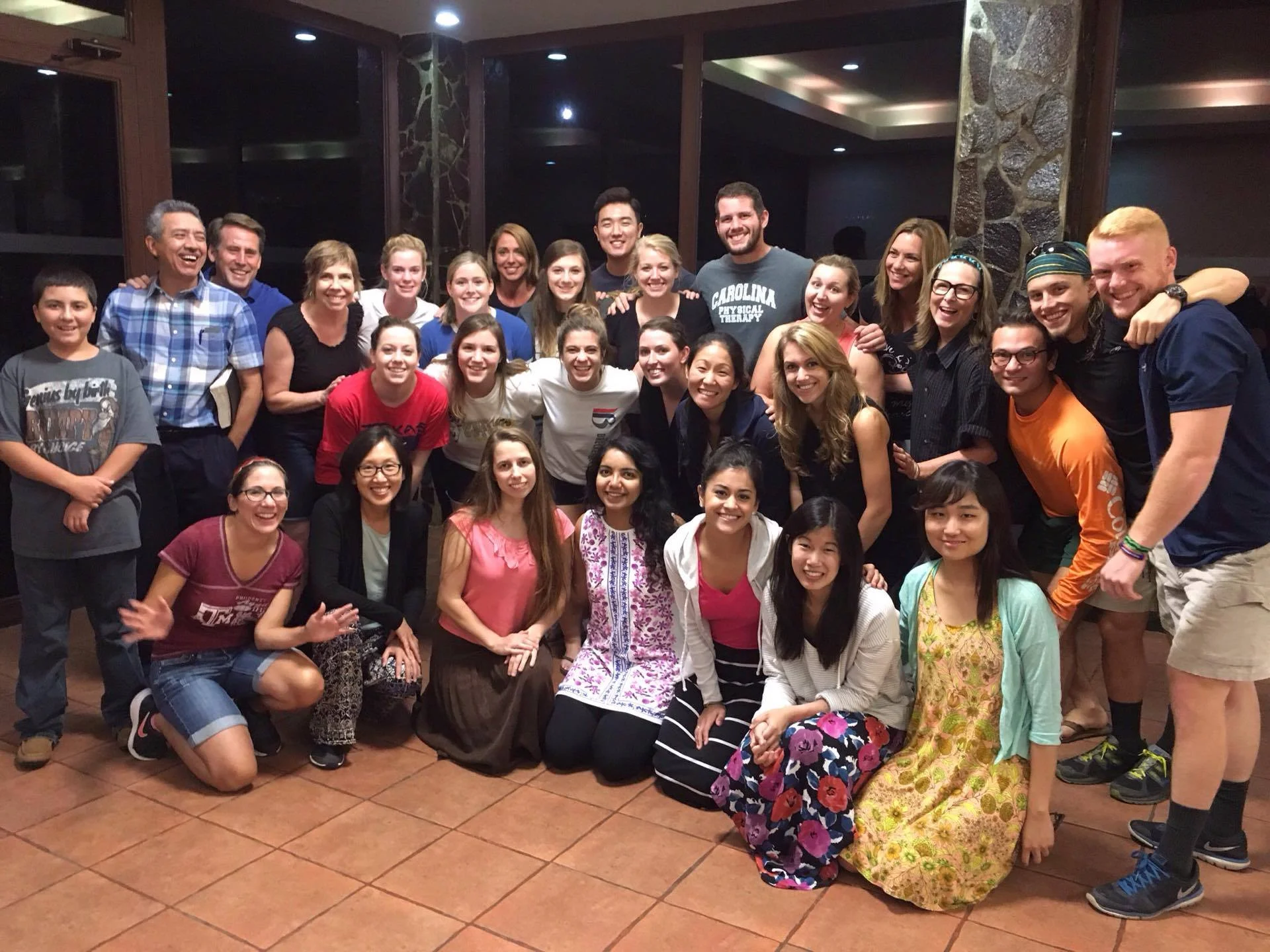 The team on the last night (without the translators) 