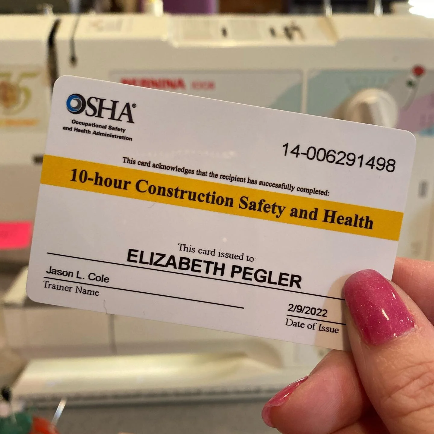 It&rsquo;s officially official! 
#osha #certified
