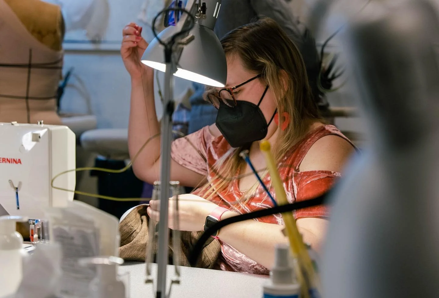 In my element 🪡 

#sewing #seamstress #stitcher #stitch #sew #costume #costumes #costumeshop #inmyelement