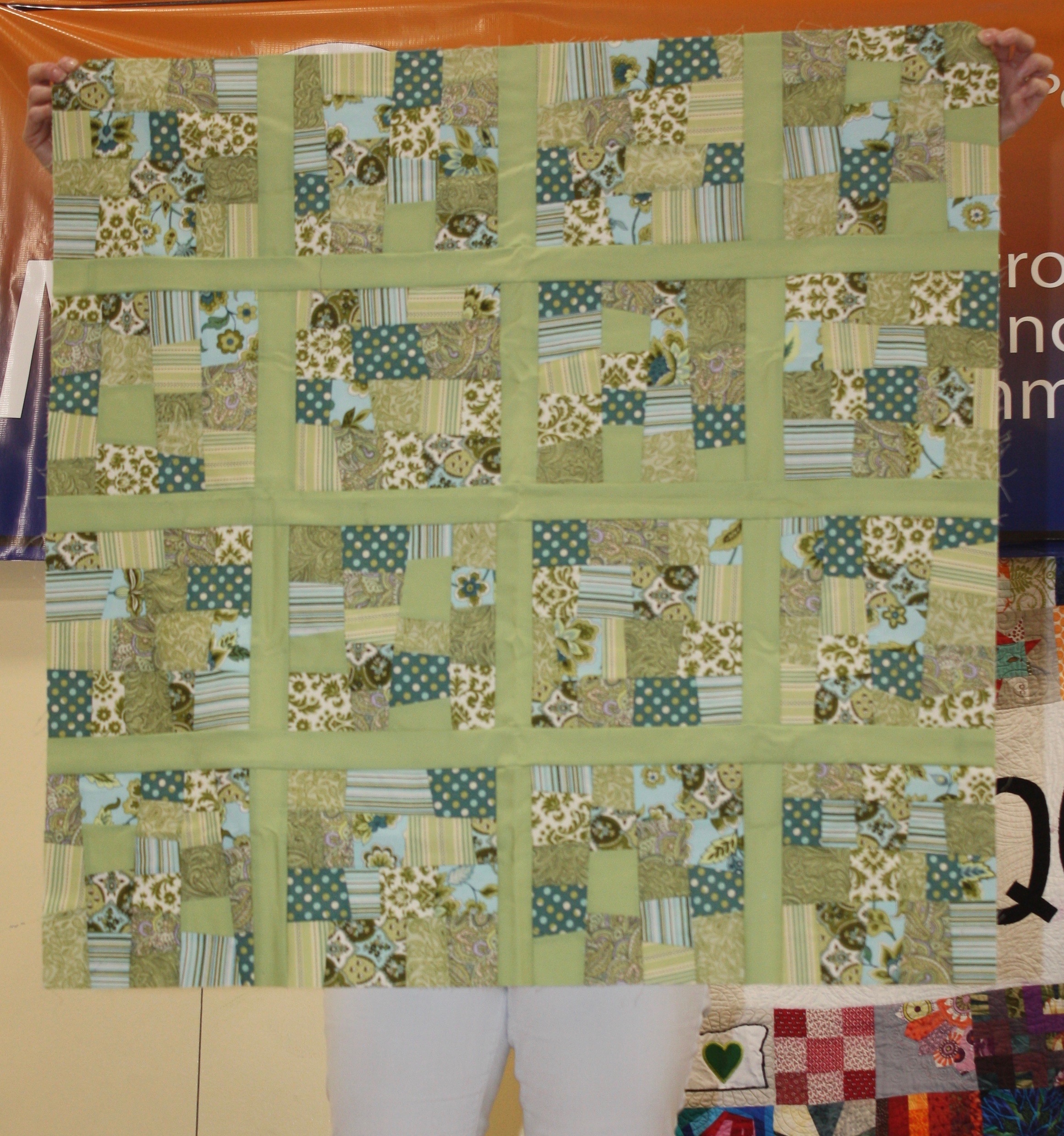 Marika Zimmerly-Beck Green Map of the States, pattern by Elizabeth Hartman @stumptowncrafter