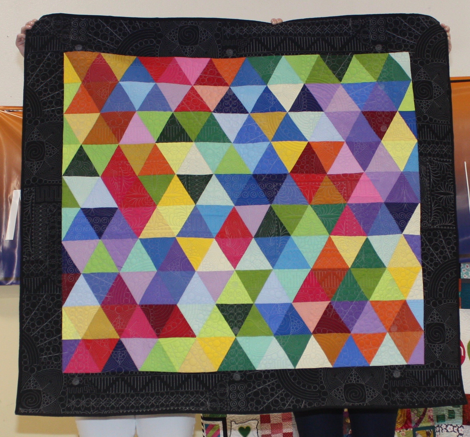  Elisa Corcoran  Richards Quilt, her 1st commissioned quilt!&nbsp; 